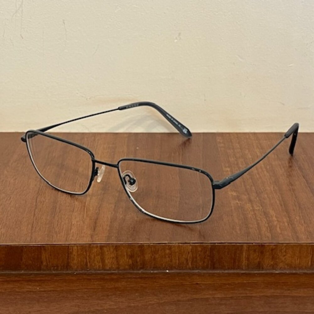 Bulova Titanium Stevenson Eyeglasses 57-18-145 Blue